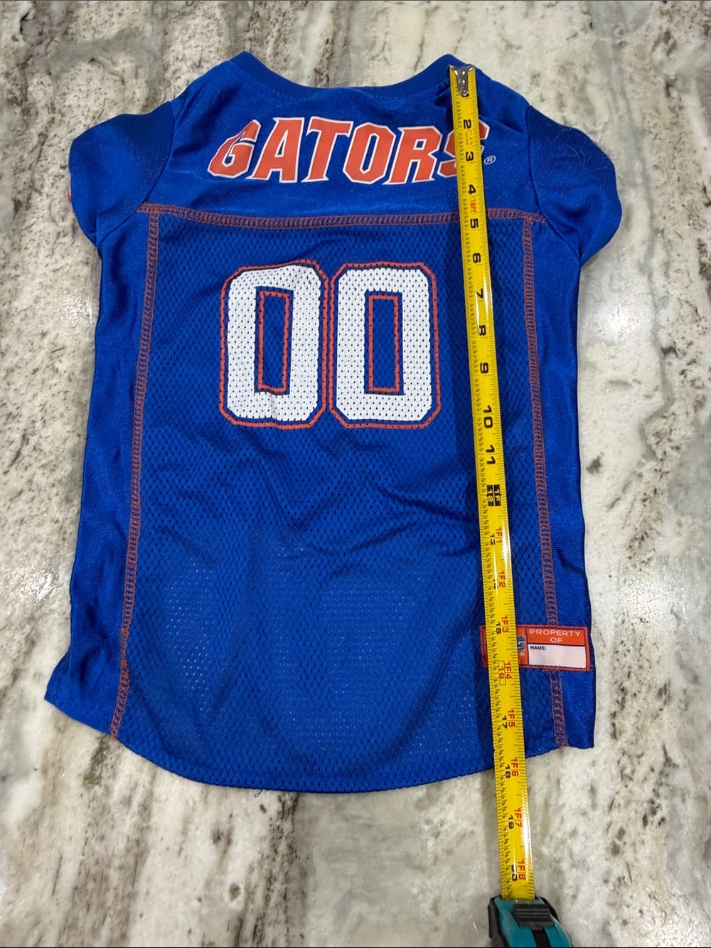 Dog clothing Florida Gators Jersey large